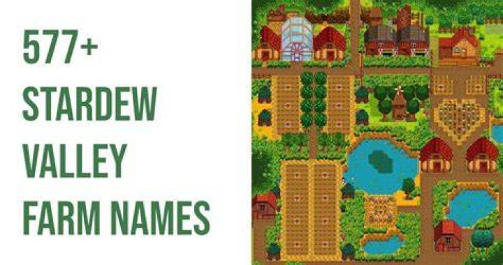 577+ Farm Names for Stardew Valley September 2023