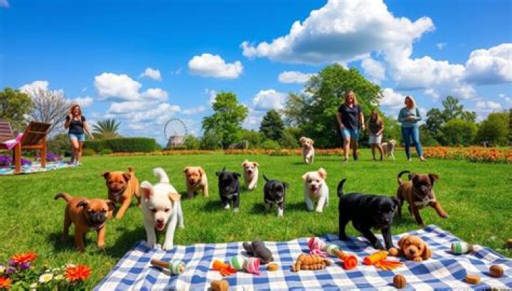 Puppy play date with Tom Thayer Inside the Bears